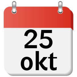 Standaard ticket: Antwerpen 25 oktober